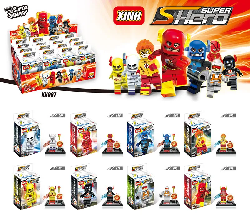Super Heroes The Flash Ray Velocity DC XINH 067-074 Building Block Sets Toys
Super Heroes The Flash Ray Velocity DC XINH 067-074 Building Block Sets Toys