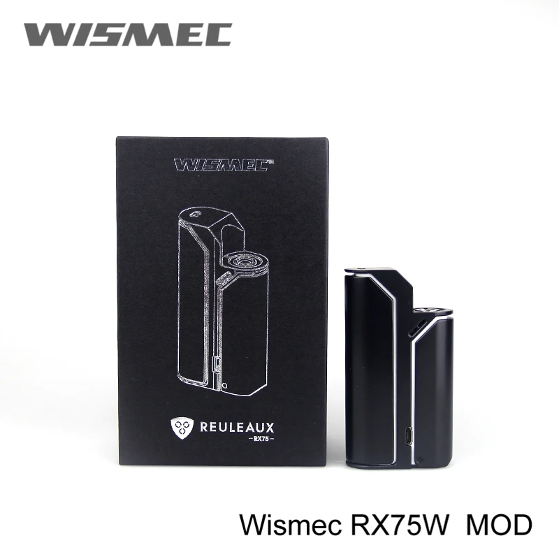 

Original Wismec Reuleaux RX75 Box Mod fit for Reuleaux RX75 TC 75W Starter Kit fit 2ML Amor Mini Atomizer no battery