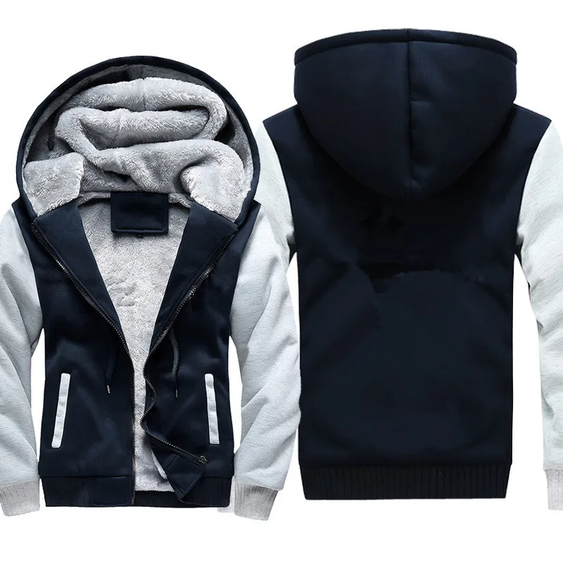 US/EU SIZE Super Warm Hoodies Sweatshirts for Men Winter Thick Fleece Men's Jackets Casual Zip up Hoody Adult Coats Top 2019
US/EU SIZE Super Warm Hoodies Sweatshirts for Men Winter Thick Fleece Men's Jackets Casual Zip up Hoody Adult Coats Top 2019