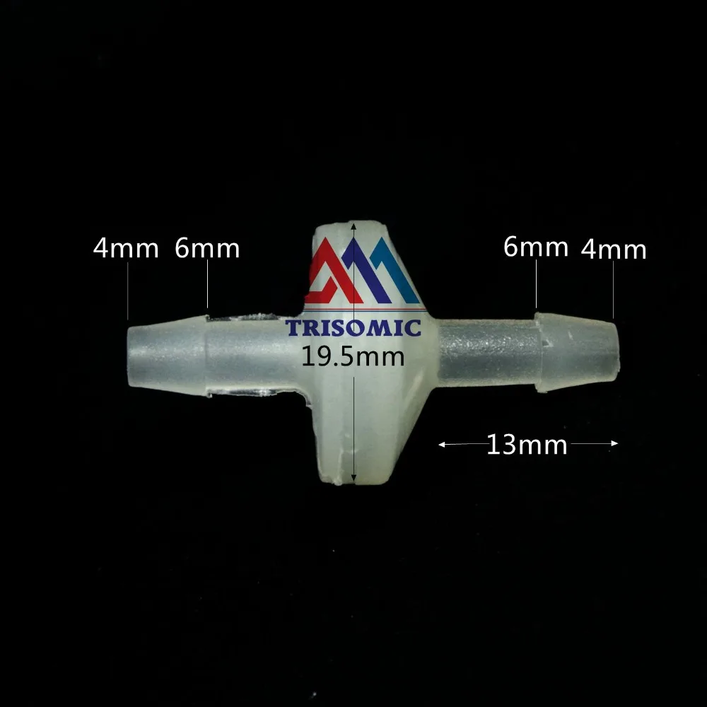 4mm One Way Valve Material PP Non-Return Valve Check valve Spring type fluororubber for oil ozone water(for drinking)
4mm One Way Valve Material PP Non-Return Valve Check valve Spring type fluororubber for oil ozone water(for drinking)
