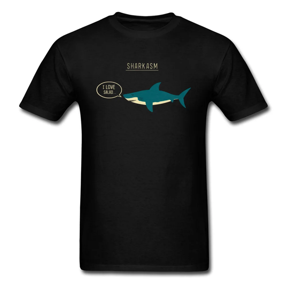 Funny Sharkasm 2018 New Arrival Shark Tee Shirt Black T-shirt Short Sleeve For Men Cartoon Design I Love Salad
Funny Sharkasm 2018 New Arrival Shark Tee Shirt Black T-shirt Short Sleeve For Men Cartoon Design I Love Salad