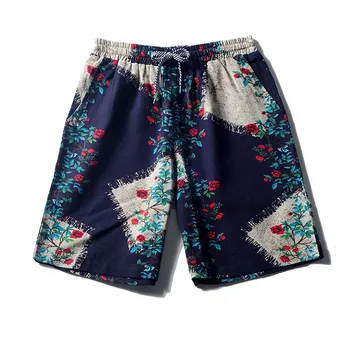 2019 Men's Summer Casual Cotton Linen Loose Mid Navy Printed Beach Shorts Straight Pants Trousers Plus Size beach shorts L413A
2019 Men's Summer Casual Cotton Linen Loose Mid Navy Printed Beach Shorts Straight Pants Trousers Plus Size beach shorts L413A