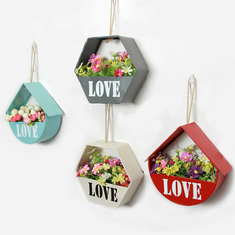 Creative Iron Hanging Semicircular Flower Basket Wall Decoration Geometric House Shape Plant-Rack Livingroom Storage Baskets
Creative Iron Hanging Semicircular Flower Basket Wall Decoration Geometric House Shape Plant-Rack Livingroom Storage Baskets