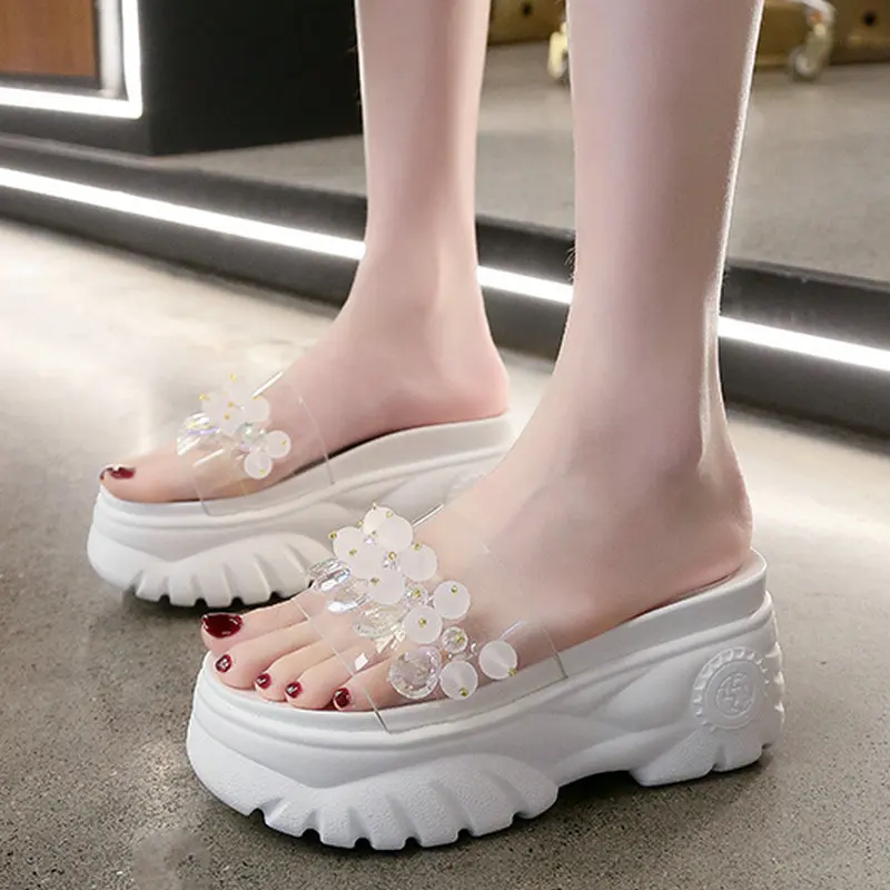 2019 New Summer Women Strange Slippers Flat Heels Colourful Ball Casual Shoes Woman Non Slip Young Ladies Platform Flip Flops
2019 New Summer Women Strange Slippers Flat Heels Colourful Ball Casual Shoes Woman Non Slip Young Ladies Platform Flip Flops