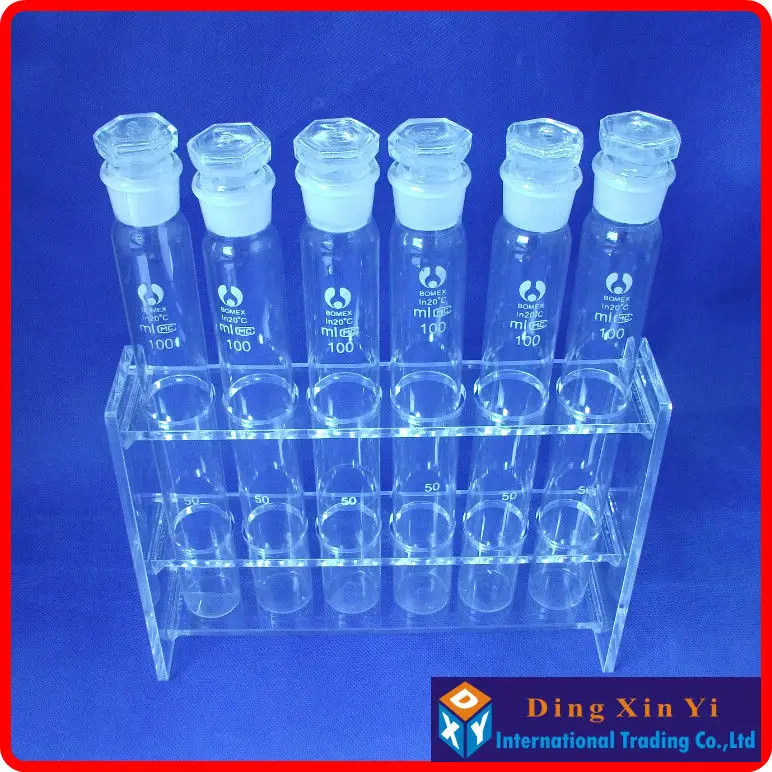 Lab 100mlx6 Organic glass colorimetric tube rack+6 pieces 100ml Glass colorimetric tube
Lab 100mlx6 Organic glass colorimetric tube rack+6 pieces 100ml Glass colorimetric tube