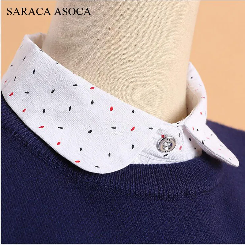 Casual Women Round Neck Shirt Fake Collar All-Macth Sweater printing Detachable Collars For Girls B142
Casual Women Round Neck Shirt Fake Collar All-Macth Sweater printing Detachable Collars For Girls B142