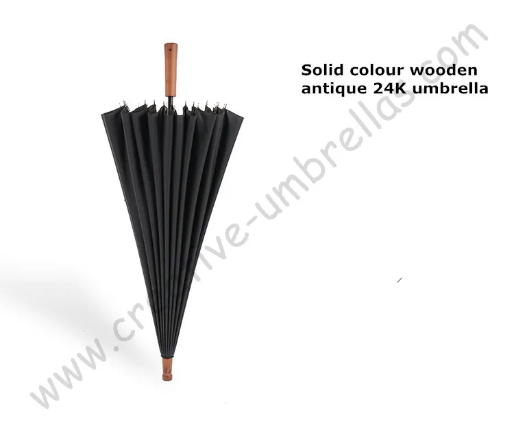 115cm diameter 24 ribs hand open solid colour antique wooden business umbrella with carrying belts commercial stick car parasol
115cm diameter 24 ribs hand open solid colour antique wooden business umbrella with carrying belts commercial stick car parasol