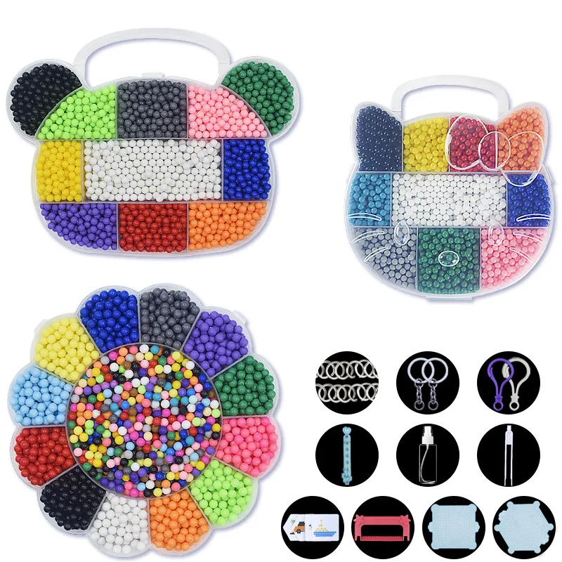 3000pcs DIY Water Mist Magic Beads Animal Molds Hand Making Puzzle Aqua Spell Replenish Beans Toys For Children
3000pcs DIY Water Mist Magic Beads Animal Molds Hand Making Puzzle Aqua Spell Replenish Beans Toys For Children