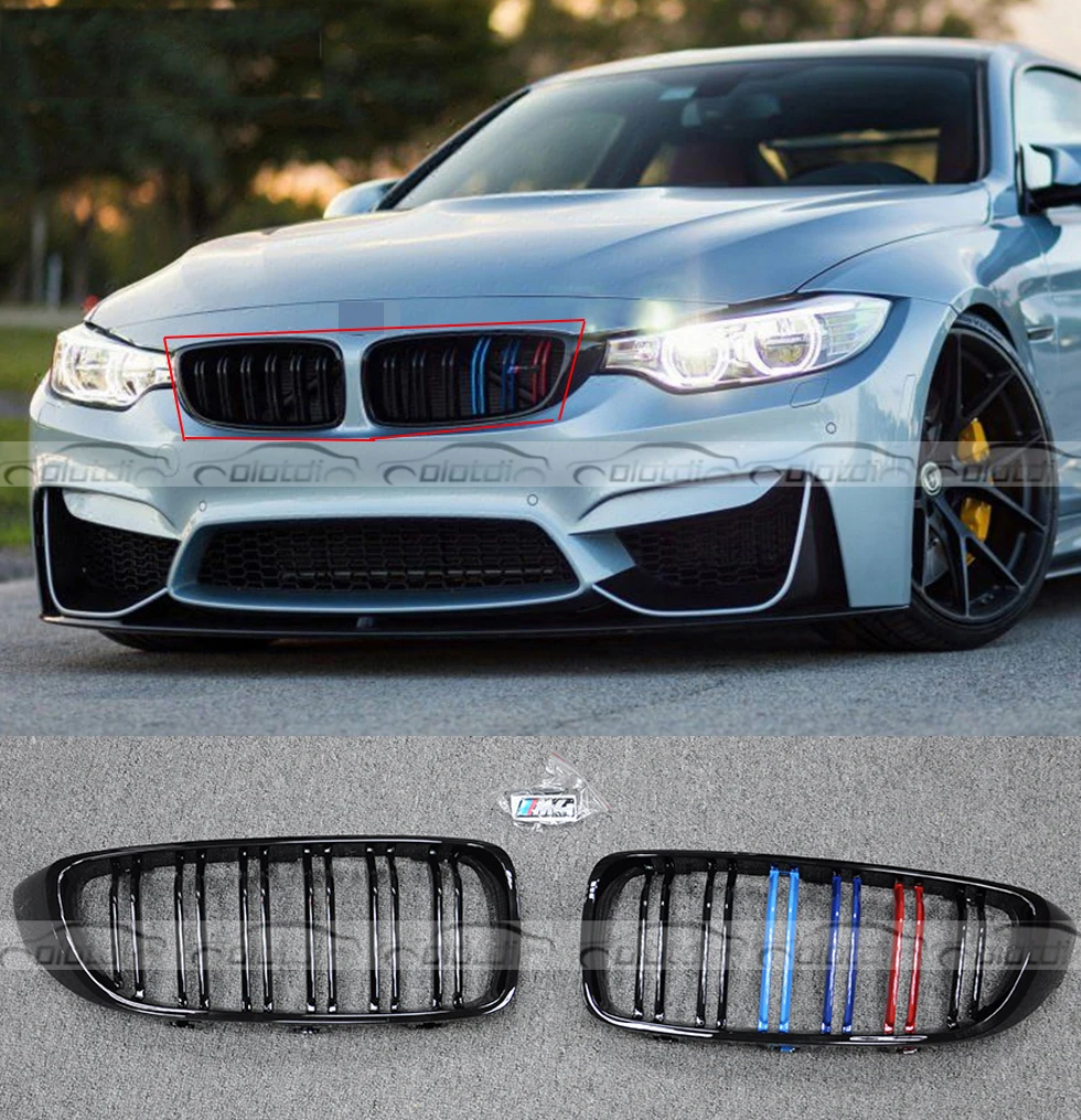 olotdi Gloss Black M-color Front Kidney Grille Grills For BMW F80 F82 F83 F32 F36 2014-2018
olotdi Gloss Black M-color Front Kidney Grille Grills For BMW F80 F82 F83 F32 F36 2014-2018