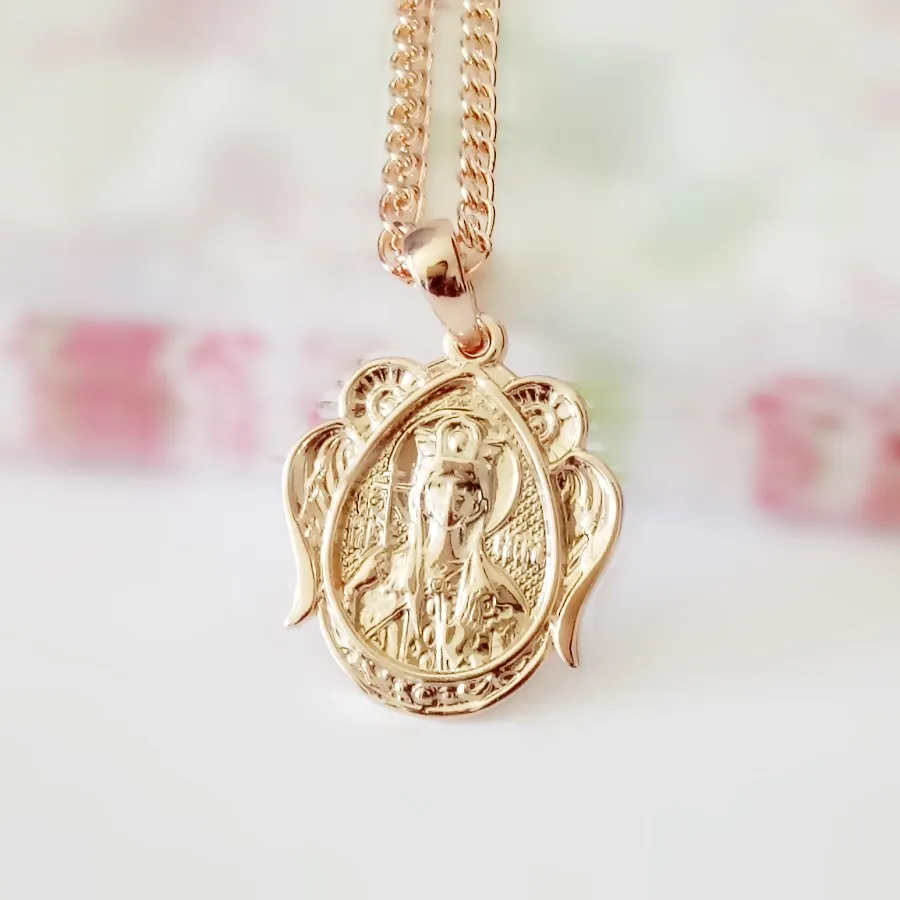 Religious Pendant 2019 New Fashion Jewelry Pendant Trendy 585 Rose Gold Color Pendant Necklace Women Jewelry
Religious Pendant 2019 New Fashion Jewelry Pendant Trendy 585 Rose Gold Color Pendant Necklace Women Jewelry