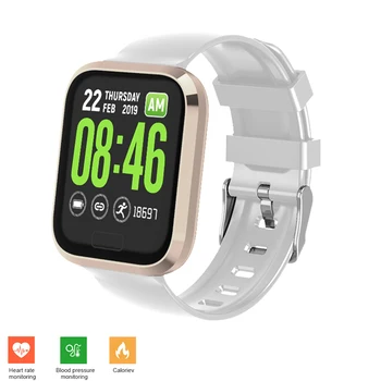 Intelligent Bracelet Color Screen Blood Pressure Fitness Tracker Heart Rate Monitor Applicable to Smart Watch Gold
Intelligent Bracelet Color Screen Blood Pressure Fitness Tracker Heart Rate Monitor Applicable to Smart Watch Gold