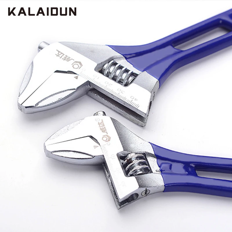 KALAIDUM 4/5/6/8 Inch Adjustable Nut Wrench Universal Key Torque Ratchet Socket Wrench Anti-slide Spanner With Scale Hand tools
KALAIDUM 4/5/6/8 Inch Adjustable Nut Wrench Universal Key Torque Ratchet Socket Wrench Anti-slide Spanner With Scale Hand tools