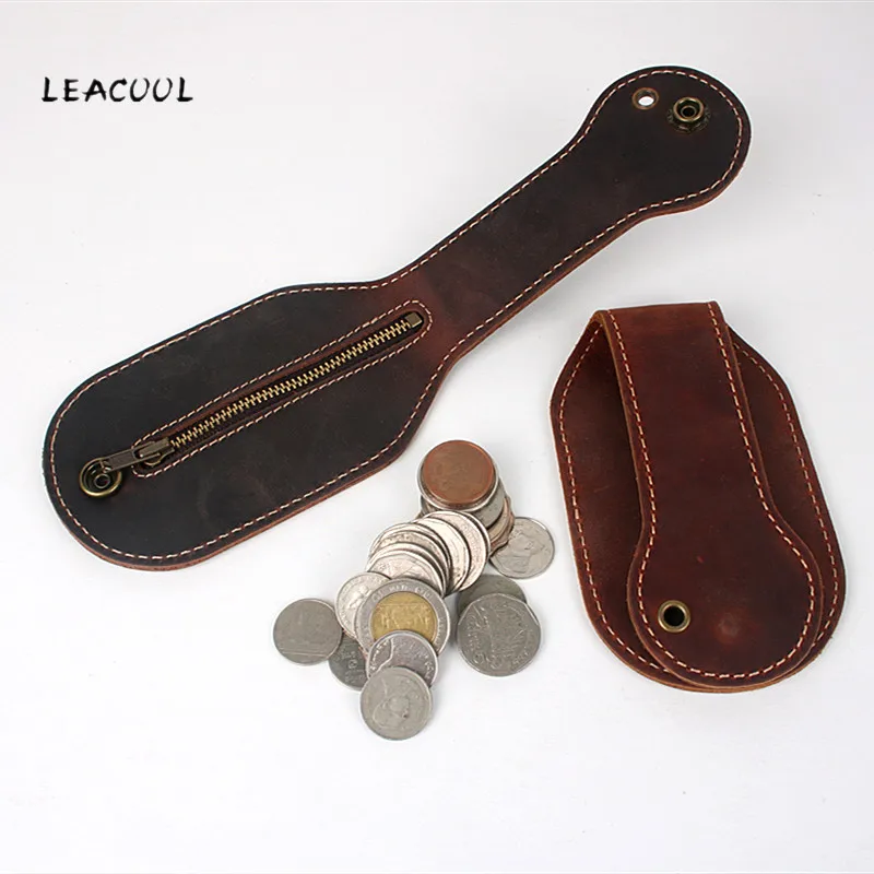 LEACOOL 100% Genuine Leather Racket Sap Big Capacity Coin Purse Defense Multi function Jacksap EDC Coin Bag
LEACOOL 100% Genuine Leather Racket Sap Big Capacity Coin Purse Defense Multi function Jacksap EDC Coin Bag