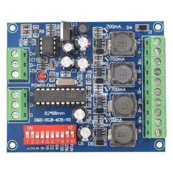 10pcs DMX Constant current 350/700ma each color 4CH(4 channels) RGBW dmx Controller dmx512 drive High power DMX decoder DC5V-36V
10pcs DMX Constant current 350/700ma each color 4CH(4 channels) RGBW dmx Controller dmx512 drive High power DMX decoder DC5V-36V
