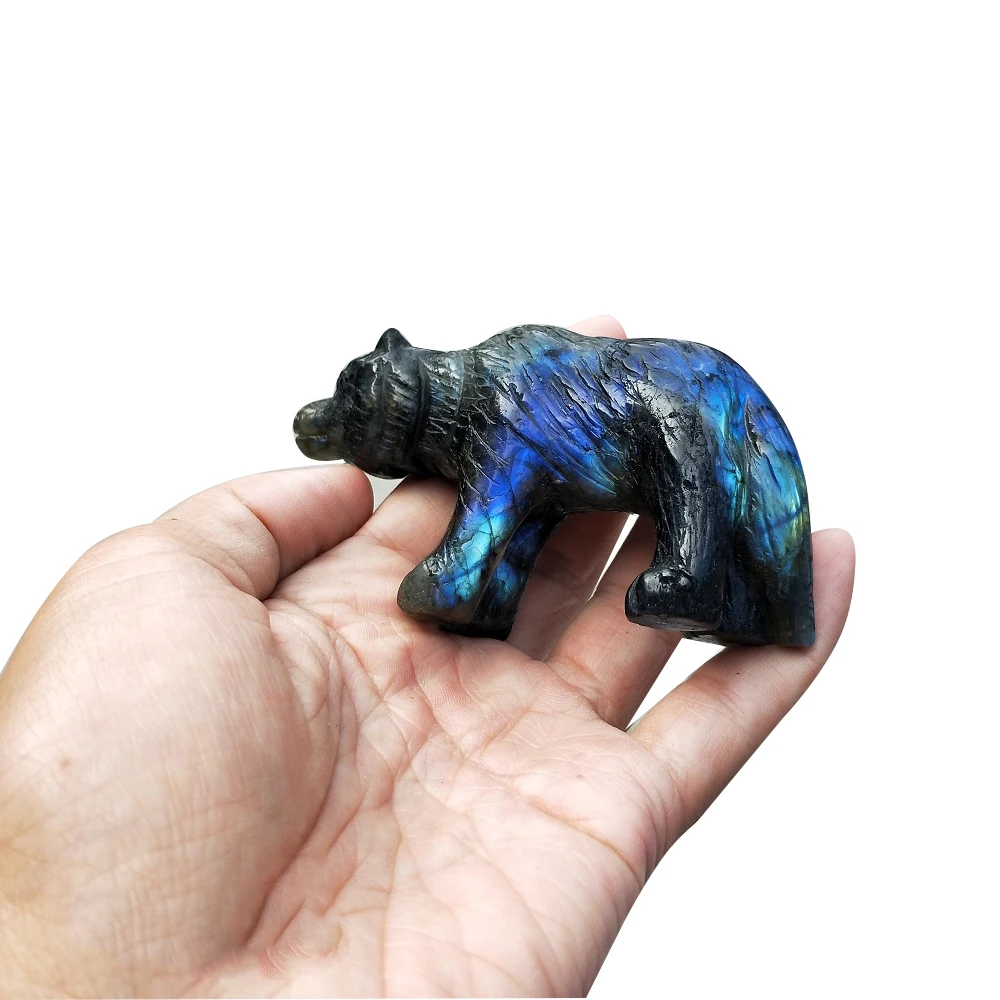 1pcs 9-10cm Natural Labradorite Quartz Crystal Gemstone bear quartz crystal Manual carving gift
1pcs 9-10cm Natural Labradorite Quartz Crystal Gemstone bear quartz crystal Manual carving gift