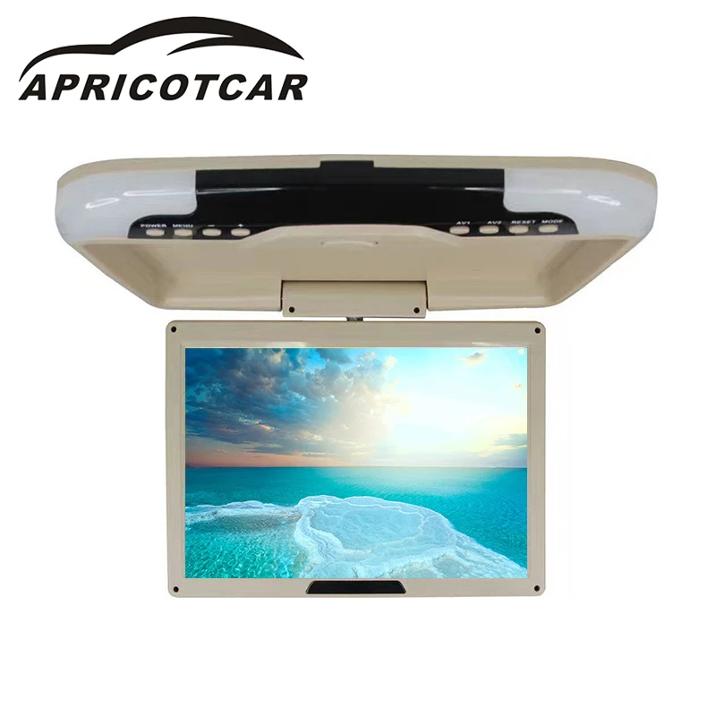 APRICOTCAR 12 Inch 800 * 480 Car Flip Roof LCD Monitor Ceiling Overhead Monitor HD Ultra-thin Widescreen LED Lights MP5 Player
APRICOTCAR 12 Inch 800 * 480 Car Flip Roof LCD Monitor Ceiling Overhead Monitor HD Ultra-thin Widescreen LED Lights MP5 Player