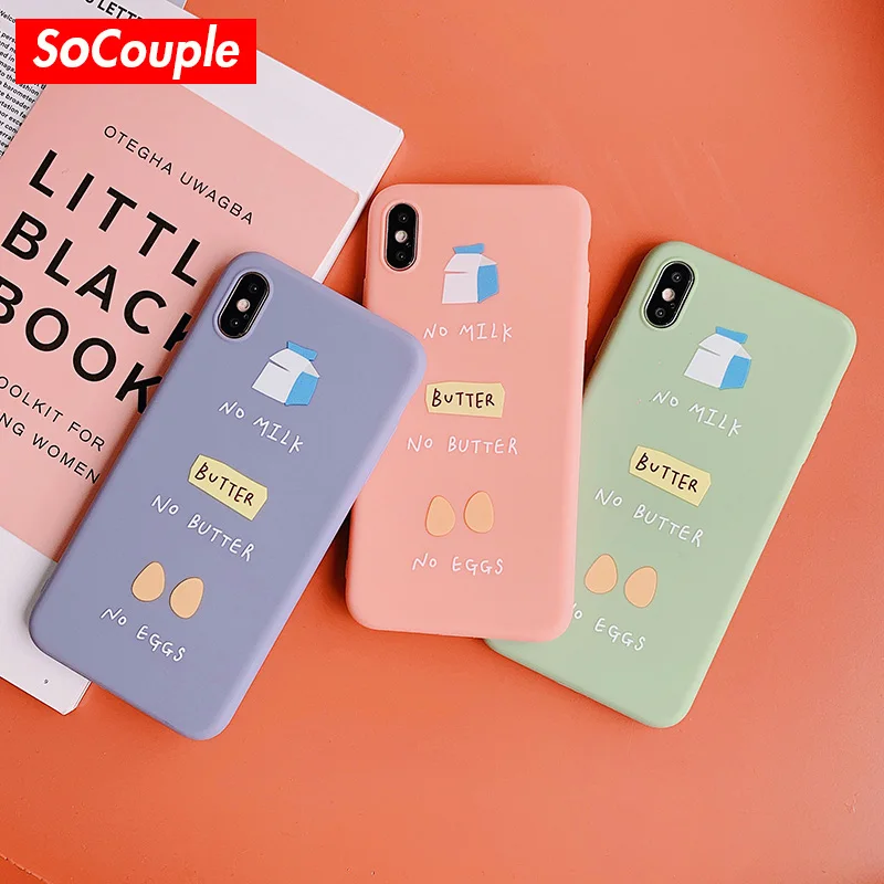 SoCouple Cute Candy Color Soft TPU Phone Case For iphone X Xs max XR 6 6S 7 8 plus INS Funny Letter Silicone Back Case Cover
SoCouple Cute Candy Color Soft TPU Phone Case For iphone X Xs max XR 6 6S 7 8 plus INS Funny Letter Silicone Back Case Cover