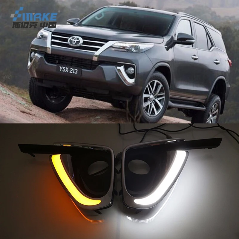 For Toyota fortuner daytime running light 2015-2016, drl led driving light fortuner fog Day Light White and yellow
For Toyota fortuner daytime running light 2015-2016, drl led driving light fortuner fog Day Light White and yellow