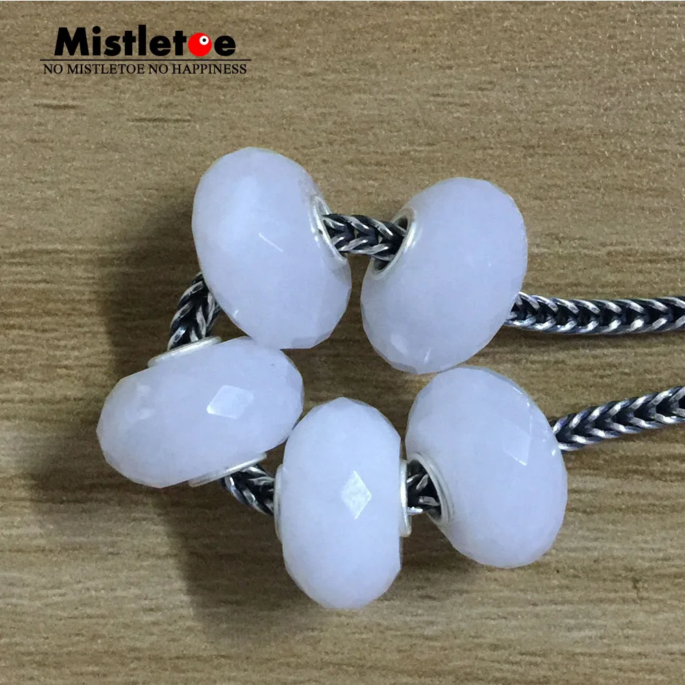 Mistletoe 925 Sterling Silver 3.6mm Core Faceted Natural Alabaster Stone Charm Bead Fit European 3.0mm Bracelet Jewelry
Mistletoe 925 Sterling Silver 3.6mm Core Faceted Natural Alabaster Stone Charm Bead Fit European 3.0mm Bracelet Jewelry