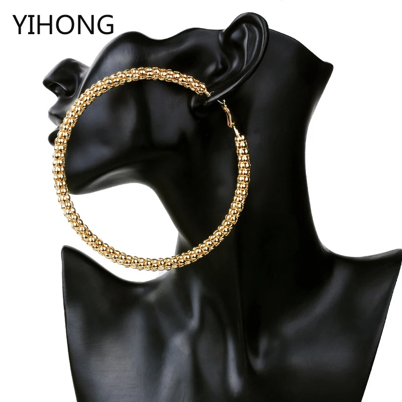 Big Hoop Stainless Steel Mesh Earrings Exaggerate Gold American & European Popular Earrings for Women Jewelry
Big Hoop Stainless Steel Mesh Earrings Exaggerate Gold American & European Popular Earrings for Women Jewelry