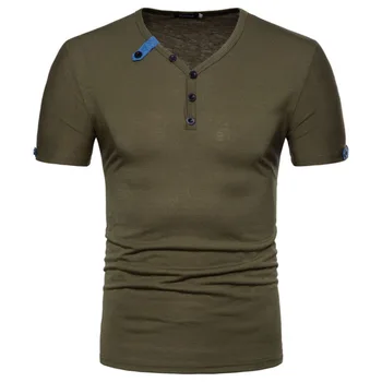 New Summer Men Fashion Tshirts Tops Casual T-shirt Short Sleeve Solid Color Mens Clothing 4colour 
New Summer Men Fashion Tshirts Tops Casual T-shirt Short Sleeve Solid Color Mens Clothing 4colour