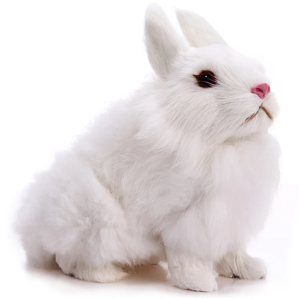 Cute Animal Stuffed White Rabbit Toys Easter Bunny Simulation Furry SquattingCraft Toy Rabbit Birthday Gift Home Decoration Toys
Cute Animal Stuffed White Rabbit Toys Easter Bunny Simulation Furry SquattingCraft Toy Rabbit Birthday Gift Home Decoration Toys