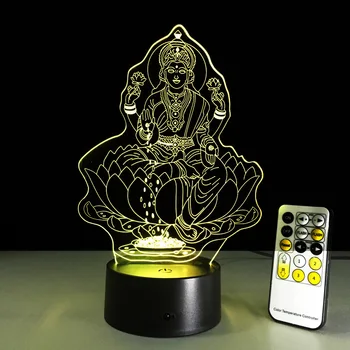 Guanyin Bodhisattva 3D Lamp Acrylic Creative Bed light Remote Touch Switch Light LED 7 Colors Atmosphere Lamp Gift for Friends
Guanyin Bodhisattva 3D Lamp Acrylic Creative Bed light Remote Touch Switch Light LED 7 Colors Atmosphere Lamp Gift for Friends