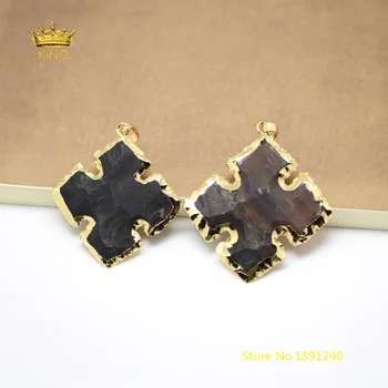 5pcs 45-50mm Plated Gold Bails Natural Stones Pendants,Brown Black Quartz Gems Arrow Square Pendentifs Charms Necklace GH148
5pcs 45-50mm Plated Gold Bails Natural Stones Pendants,Brown Black Quartz Gems Arrow Square Pendentifs Charms Necklace GH148