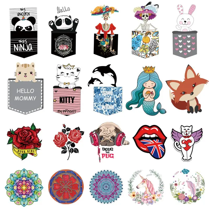 Beautiful Small Patch Cute Animals Skull Mandalas Iron-On Transfers For Clothing Diy T-shirt Jeans Hoodies Applique On Clothes
Beautiful Small Patch Cute Animals Skull Mandalas Iron-On Transfers For Clothing Diy T-shirt Jeans Hoodies Applique On Clothes