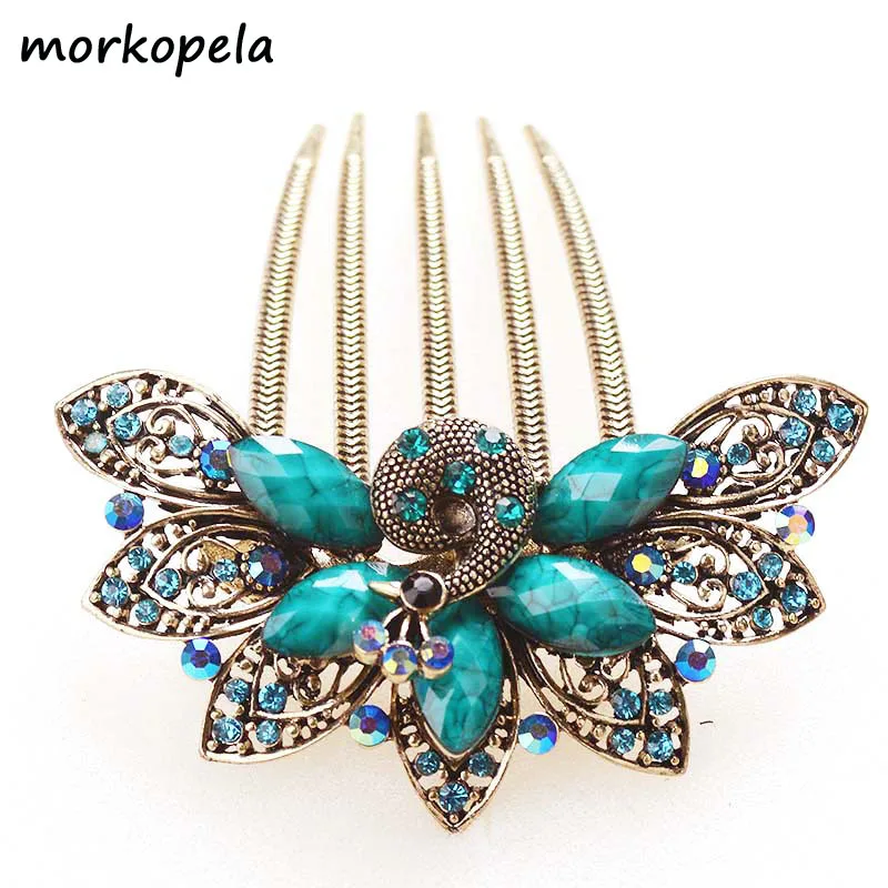 Morkopela Peacock Hair Comb Clip Chinese Hair Pin Jewelry Banquet Rhinestone Hairpin Hair Accessories For Women
Morkopela Peacock Hair Comb Clip Chinese Hair Pin Jewelry Banquet Rhinestone Hairpin Hair Accessories For Women