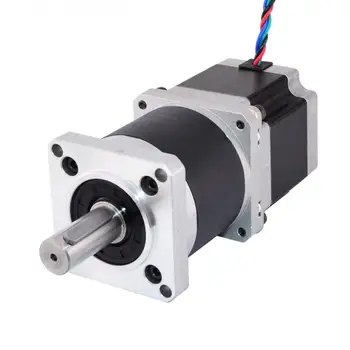 Nema23 Stepper Motor L=56mm Gear Ratio 5:1 High Precision Planetary Gearbox 4-lead 2.8A Extruder Gear Motor 
Nema23 Stepper Motor L=56mm Gear Ratio 5:1 High Precision Planetary Gearbox 4-lead 2.8A Extruder Gear Motor