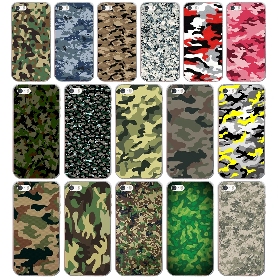 24G Camouflage Pattern Camo military Army For Cases iPhone 5 5s se Case Soft TPU Silicone Cover For Apple iPhone 5 5s se Case
24G Camouflage Pattern Camo military Army For Cases iPhone 5 5s se Case Soft TPU Silicone Cover For Apple iPhone 5 5s se Case
