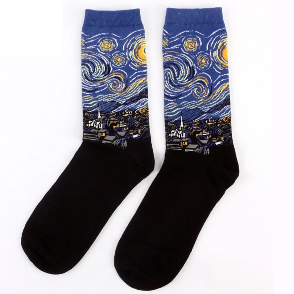 1 Pair Retro Vintage Unisex Women Men Modern Renaissance Van Gogh Starry Night Art Oil Painting Socks Funny Novelty Socks
1 Pair Retro Vintage Unisex Women Men Modern Renaissance Van Gogh Starry Night Art Oil Painting Socks Funny Novelty Socks