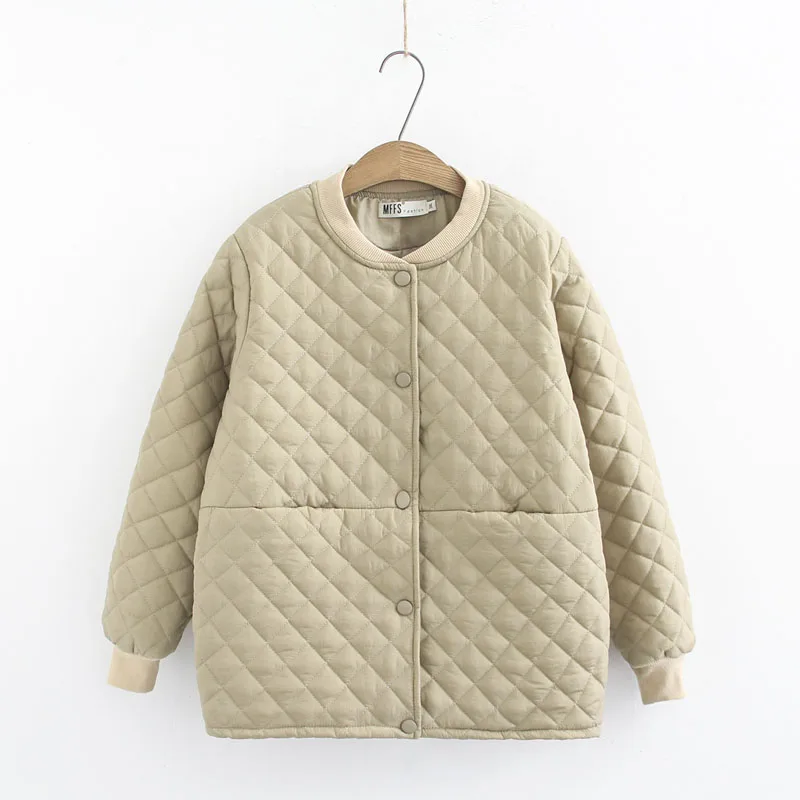 WT806 Women Solid Color Plaid Print Loose Design Cotton Pad Jacket Plus Size Casual Jackets Tops
WT806 Women Solid Color Plaid Print Loose Design Cotton Pad Jacket Plus Size Casual Jackets Tops