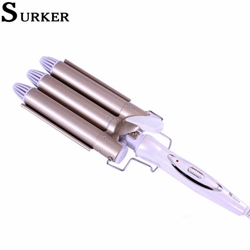 Professional Curling Iron High Quality Ceramic Triple Barrel Hair Styler 110-220V Hair Waver Styling Tools Electric Hair Styler
Professional Curling Iron High Quality Ceramic Triple Barrel Hair Styler 110-220V Hair Waver Styling Tools Electric Hair Styler