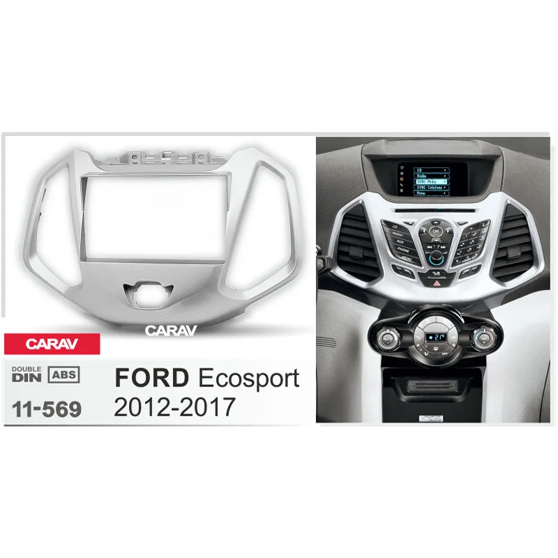 CARAV 11-569 Car Radio Fascia Panel for FORD Ecosport 2012+ Stereo Dash Facia Trim Surround CD Installation Kit
CARAV 11-569 Car Radio Fascia Panel for FORD Ecosport 2012+ Stereo Dash Facia Trim Surround CD Installation Kit