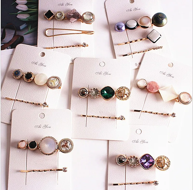 2PC/Set Korea Vintage Geometric Round Acetic Acid Acrylic Bead Hair Clips Shiny Rhinestones Hairpins For Women Girls Gift
2PC/Set Korea Vintage Geometric Round Acetic Acid Acrylic Bead Hair Clips Shiny Rhinestones Hairpins For Women Girls Gift