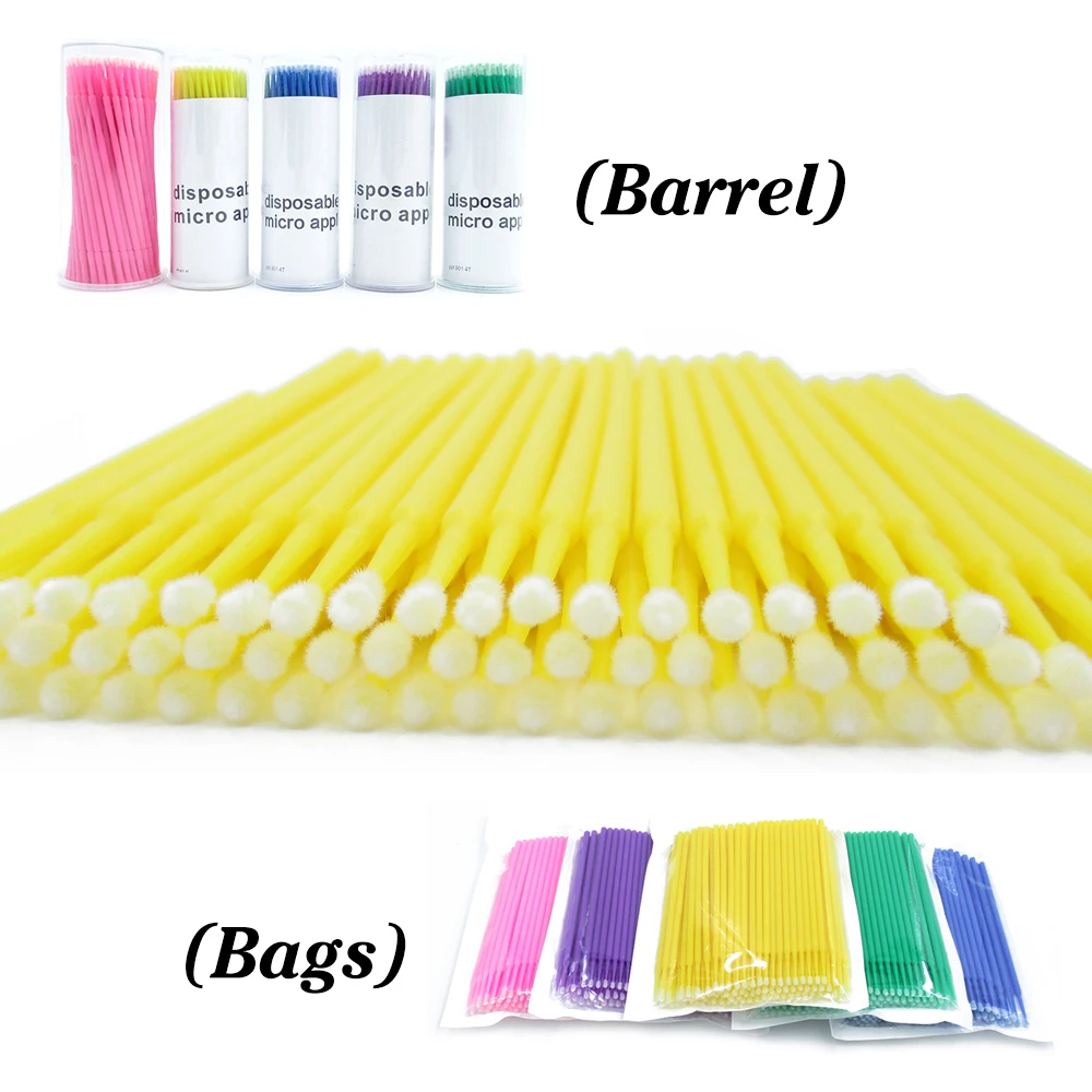 100Pcs Disposable Makeup Brushes Durable Micro micro brush Individual Lash Removing Swab Micro brushes Eyelash Extension Tools
100Pcs Disposable Makeup Brushes Durable Micro micro brush Individual Lash Removing Swab Micro brushes Eyelash Extension Tools