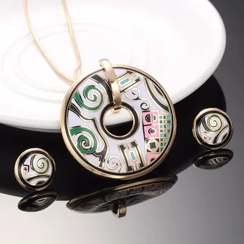 R&X Gift Sieraden Sets Anniversary Engagement Necklace Set Women Necklace/Earrings Stainless Steel Enamel Jewelry Trendy S22101
R&X Gift Sieraden Sets Anniversary Engagement Necklace Set Women Necklace/Earrings Stainless Steel Enamel Jewelry Trendy S22101
