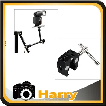 Large Super Clamp Works magic arm for Articulating Magic arm Monitor Flash Camera LED Video Light
Large Super Clamp Works magic arm for Articulating Magic arm Monitor Flash Camera LED Video Light
