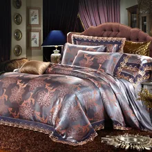 High quality four Pieces Noble Elegant Cotton Silk Jacquard Bedding Set Bedding Sheet Quilt Cover Pillow Case
High quality four Pieces Noble Elegant Cotton Silk Jacquard Bedding Set Bedding Sheet Quilt Cover Pillow Case