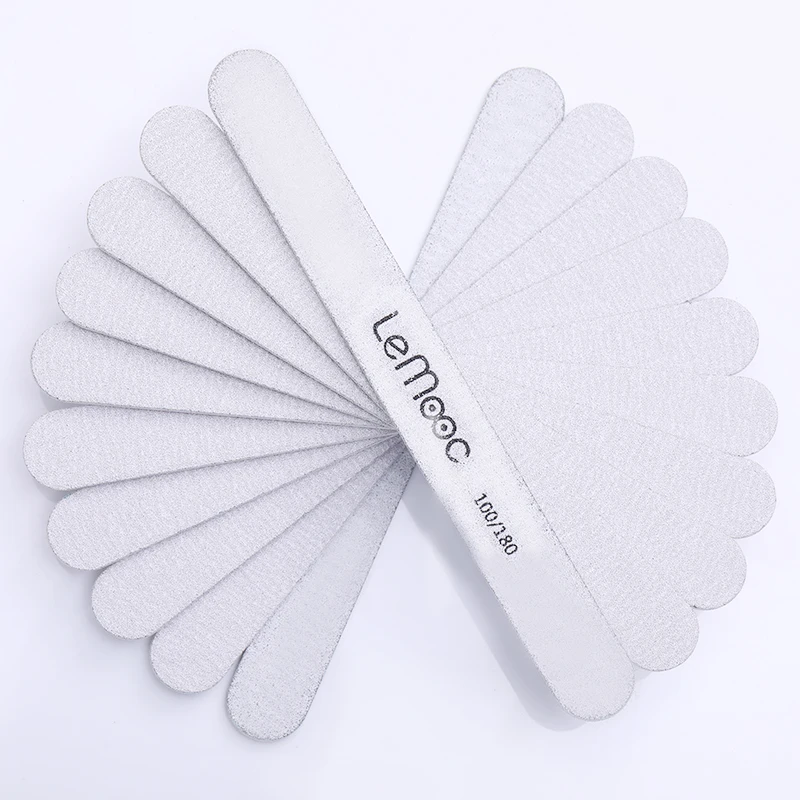 LEMOOC 5Pcs/Lot Nail File 100/180 Straight Grinding Sanding Buffer Block Pedicure Double Side Grey Nail Files Care Tool
LEMOOC 5Pcs/Lot Nail File 100/180 Straight Grinding Sanding Buffer Block Pedicure Double Side Grey Nail Files Care Tool
