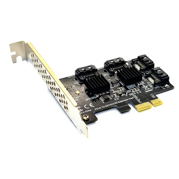 PCIE to 4 SATA Card PCI-E Adapter PCI Express to SATA3.0 Converter 4-Port SATA III 6G Expansion Controller Card IPFS for Windows
PCIE to 4 SATA Card PCI-E Adapter PCI Express to SATA3.0 Converter 4-Port SATA III 6G Expansion Controller Card IPFS for Windows