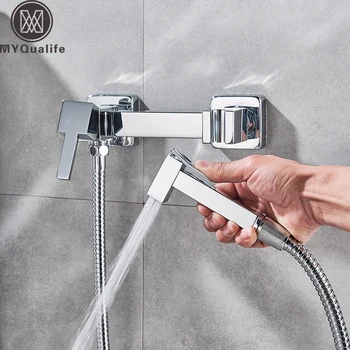 Chrome Brass Single Cold & Hot Water Corner Valve Bidet faucets Wall Mounted Hand Shower Head Tap Bidet Sprayer Crane for woman
Chrome Brass Single Cold & Hot Water Corner Valve Bidet faucets Wall Mounted Hand Shower Head Tap Bidet Sprayer Crane for woman