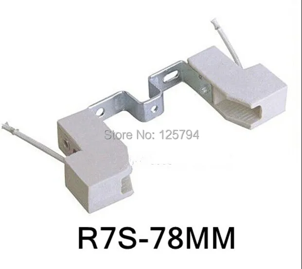 high quality led R7S 78MM led bulb lamp bases ceramics shell lamp holder with line r7s lighting bases 78mm R7S Lamp base
high quality led R7S 78MM led bulb lamp bases ceramics shell lamp holder with line r7s lighting bases 78mm R7S Lamp base