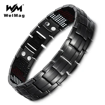 WelMag 2019 Fashion Magnetic Therapy Bracelets & Bangles for Men Charm Black Titanium Bracelet Health Care Jewelry Dropship
WelMag 2019 Fashion Magnetic Therapy Bracelets & Bangles for Men Charm Black Titanium Bracelet Health Care Jewelry Dropship