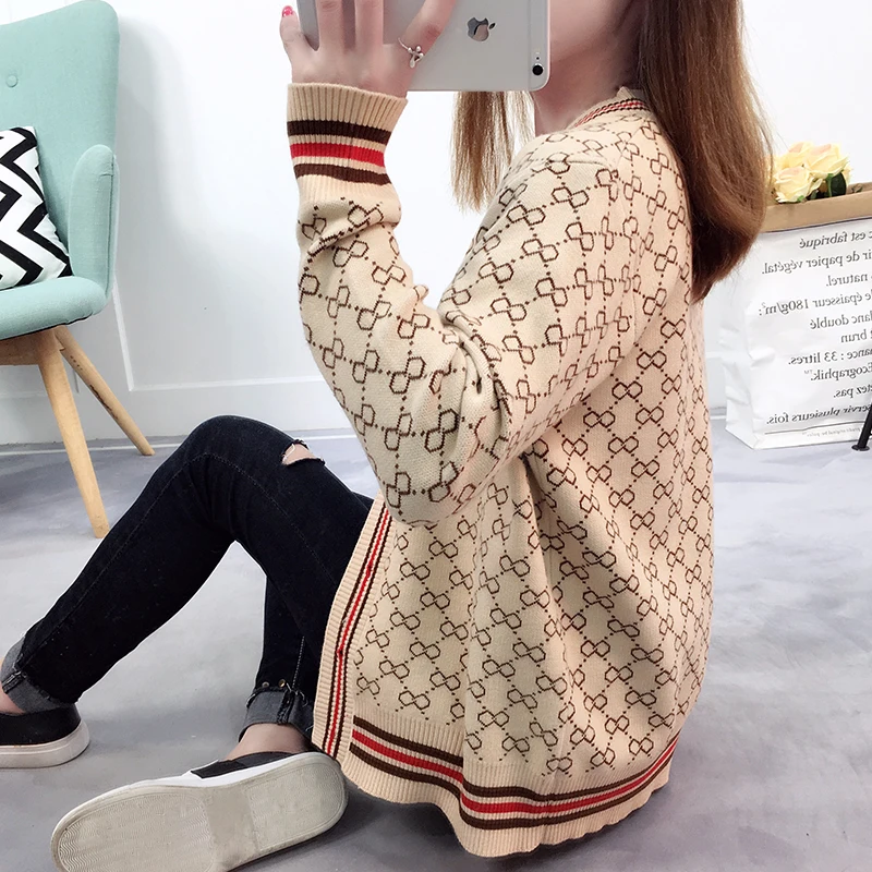 Toyouth V-Neck Sweaters Women Slim Striped Pullover Hit Color Long Sleeve Sweater Casual Long Sleeve Pull Femme 2019 autumn
Toyouth V-Neck Sweaters Women Slim Striped Pullover Hit Color Long Sleeve Sweater Casual Long Sleeve Pull Femme 2019 autumn