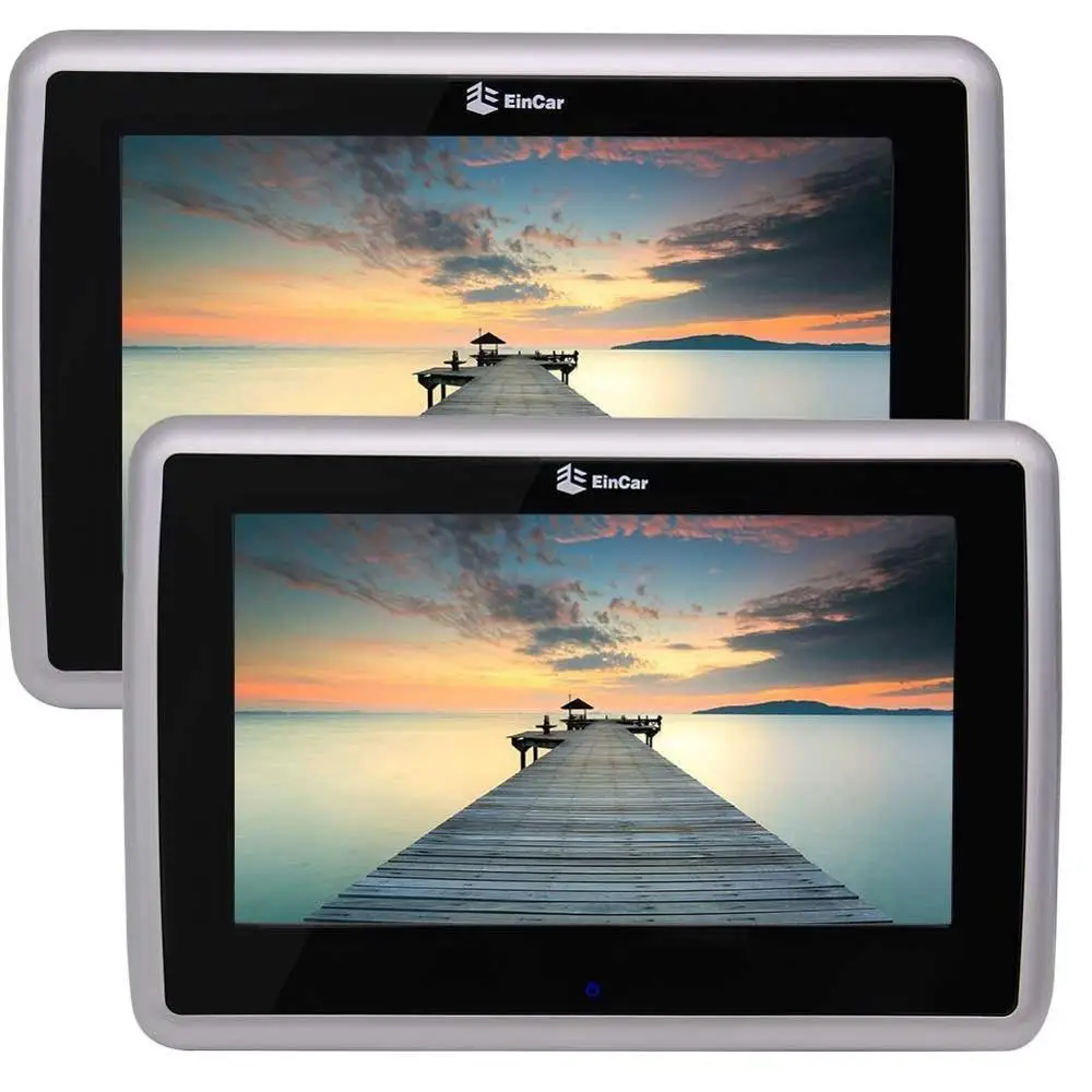Car Head Monitor 2 Pcs 9" Touch screen Car CD Headrest Monitor DVD Player & IR Headphone (not included) USB/SD/FM supports TV
Car Head Monitor 2 Pcs 9" Touch screen Car CD Headrest Monitor DVD Player & IR Headphone (not included) USB/SD/FM supports TV