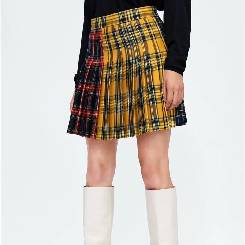 Autumn Women Pleated Skirt Harajuku Style Plaid Skirts Mini Cute School Uniforms Ladies High Waist Kawaii Skirt Saia Faldas
Autumn Women Pleated Skirt Harajuku Style Plaid Skirts Mini Cute School Uniforms Ladies High Waist Kawaii Skirt Saia Faldas