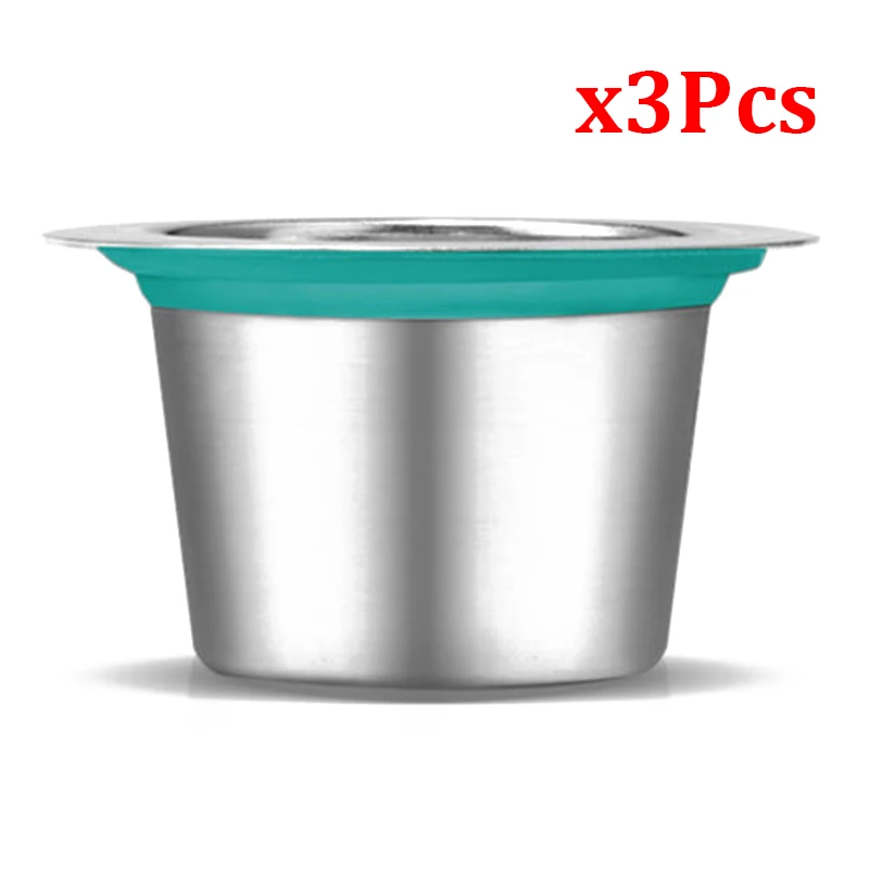 Reusable Pod For Nespresso Coffee Machine Filter Coffee Capsule Replacement 3pcs Stainless Steel New High quality
Reusable Pod For Nespresso Coffee Machine Filter Coffee Capsule Replacement 3pcs Stainless Steel New High quality